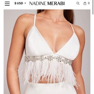 Nadine Merabi Davina top